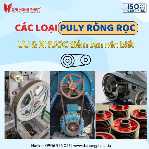 Các loại puly ròng rọc